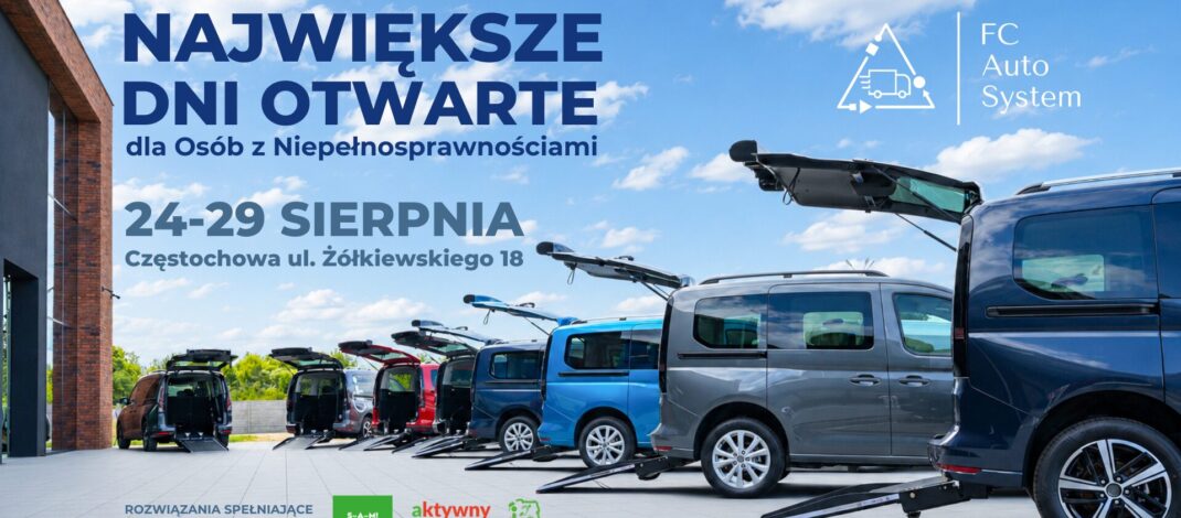 Dni Otwarte FC Auto System, samochód dla osoby z niepełnosprawnością.