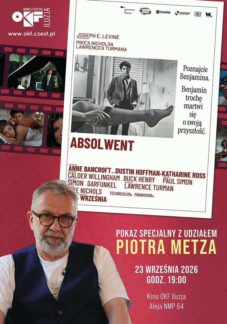 Piotr Metz opowie o kultowym Absolwencie
