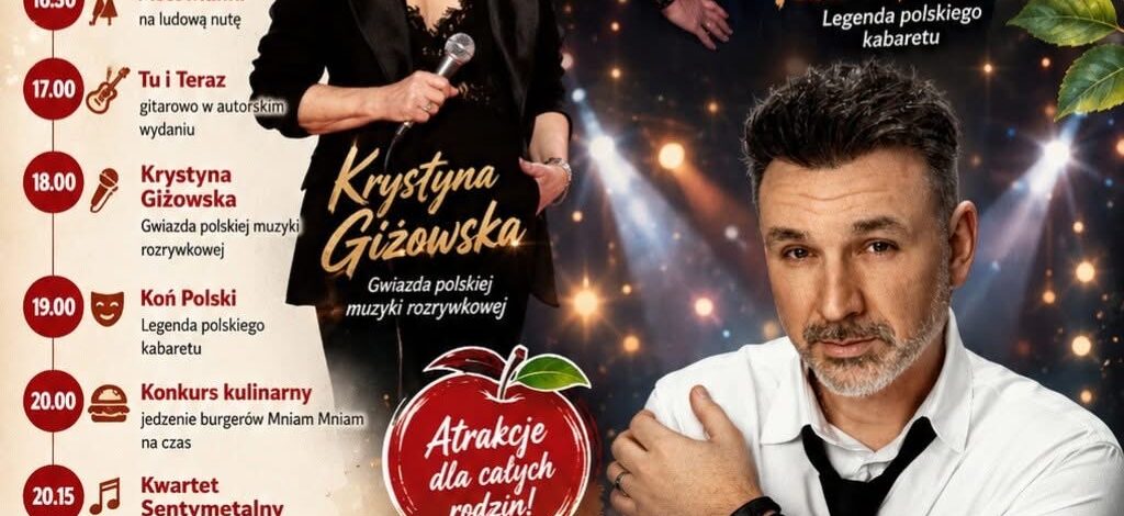 22 sierpnia Święto Jabłka w Gminie Mstów, przewidziano moc atrakcji!