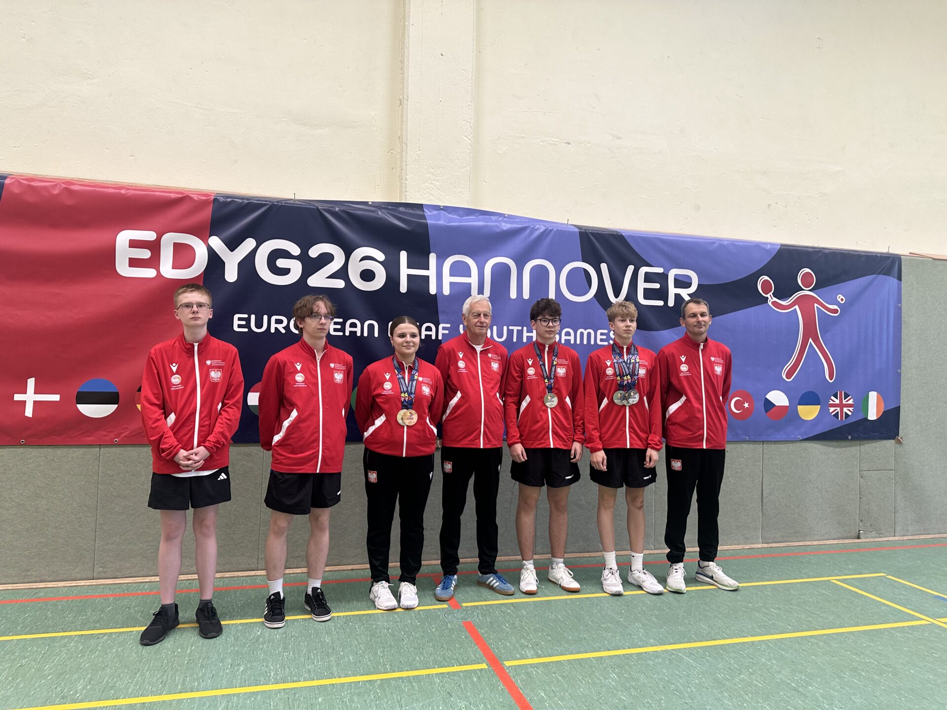 Trzy srebrne medale zawodników AZS UJD w Europejskich Igrzysk Młodzieży Głuchych