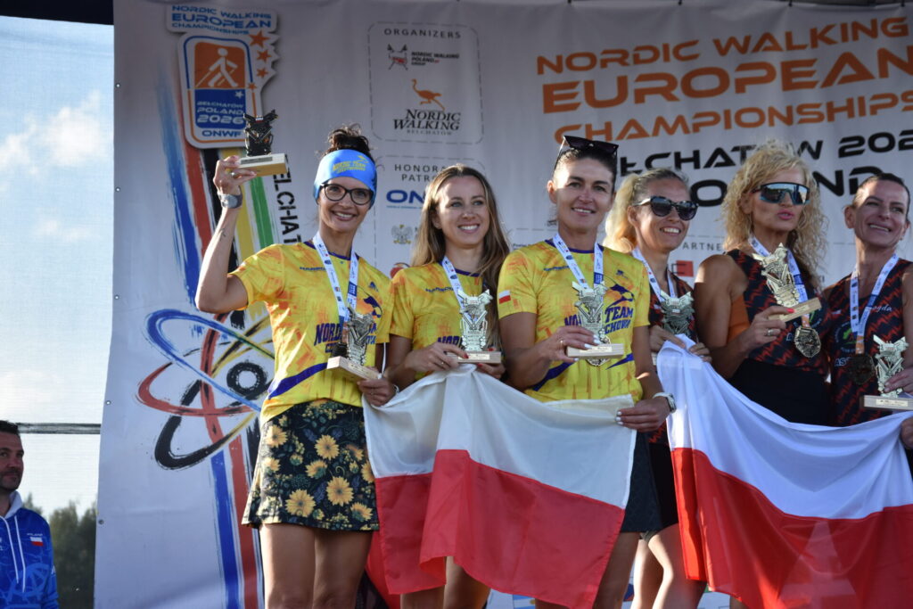 Dwa złote, srebrny i trzy brązowe medale Mistrzostw Europy Nordic Team Częstochowa 4