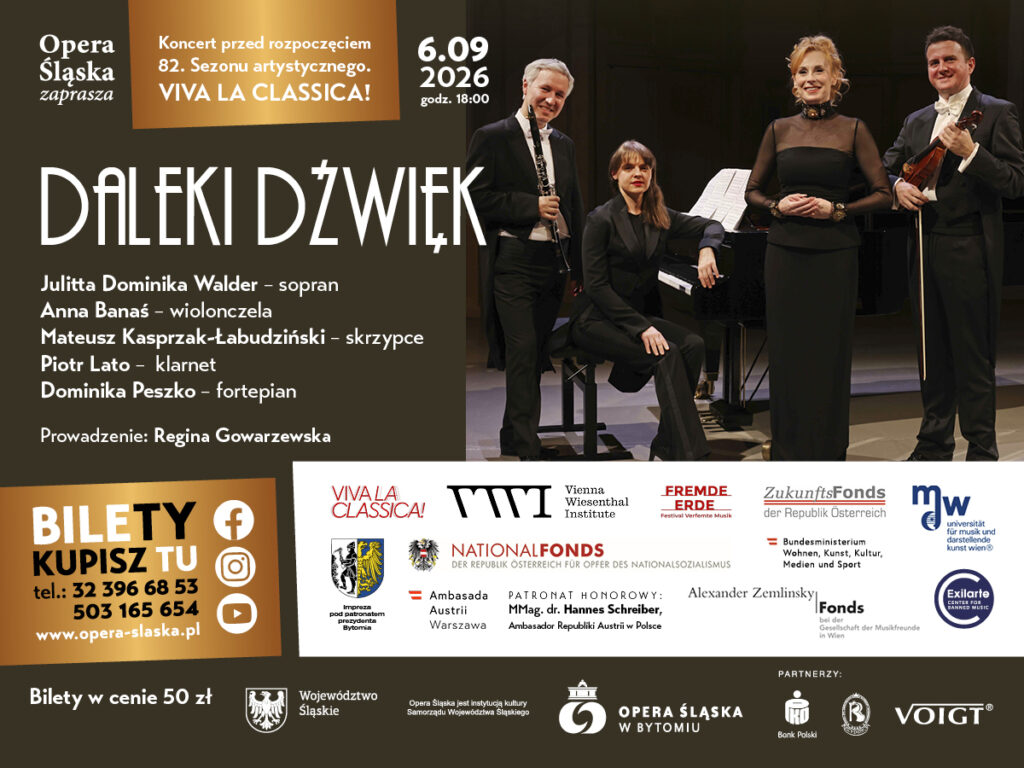 Viva la classica! - wyjątkowy koncert jeszcze przed inauguracją 82. sezonu artystycznego Opery Śląskiej 1