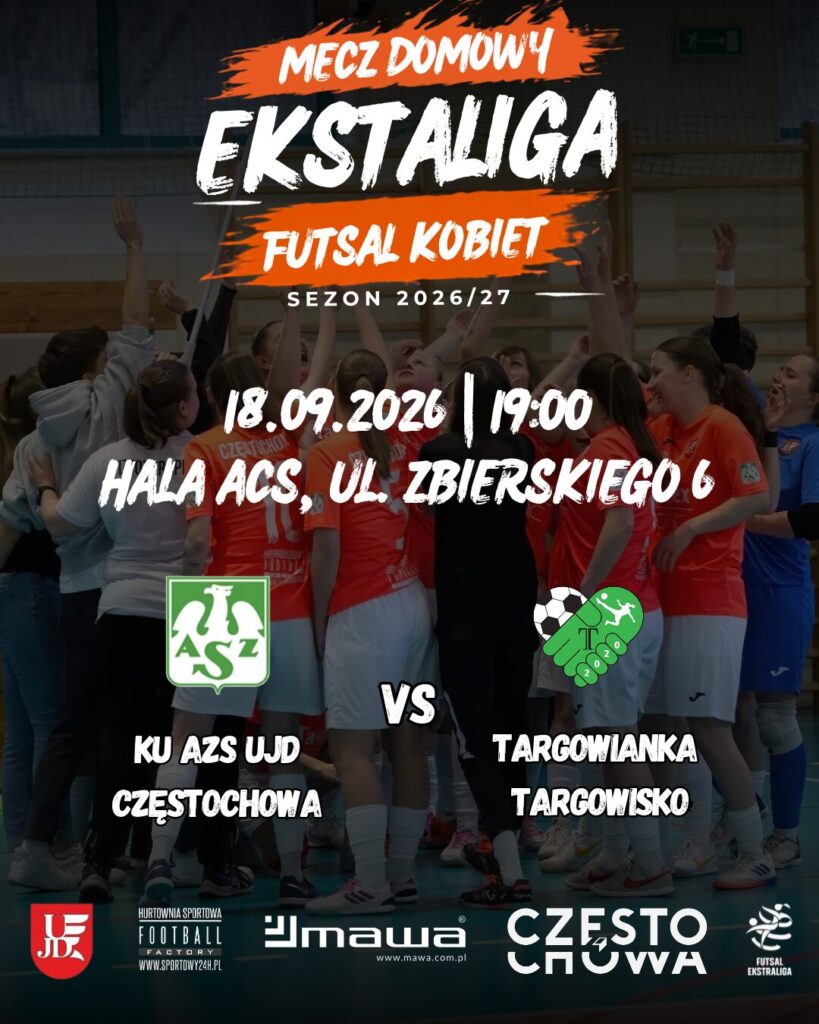 Inauguracja sezonu Ekstraligi Futsalu Kobiet. KU AZS UJD zaprasza na mecz 2