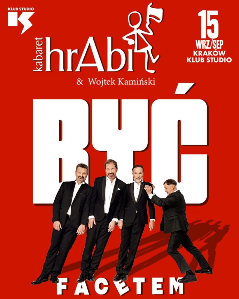 Kabaret hrAbi & Wojtek Kamiński, czyli "Być Facetem" w krakowskim Klubie Studio 2