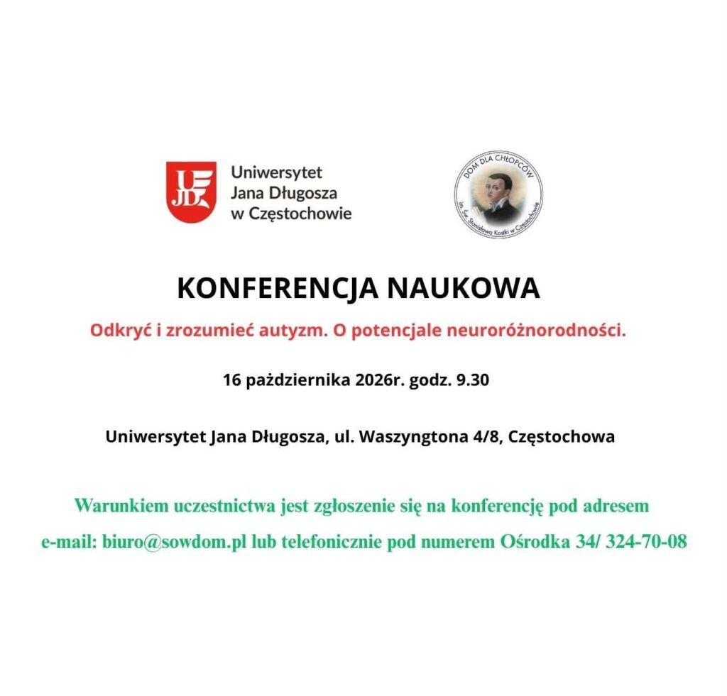 „Odkryć i zrozumieć autyzm. O potencjale różnorodności” 2