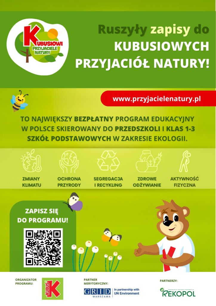 Ekologiczne ABC. Bezpłatne lekcje o przyrodzie i klimacie – rusza 19. edycja programu „Kubusiowi Przyjaciele Natury” 1
