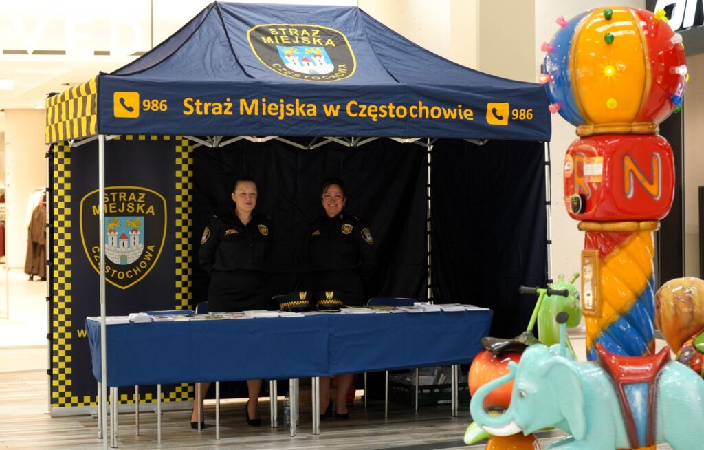 Straż Miejska gościła w Miasteczku Zdrowia zorganizowanym w GJ przez Rotary Club Częstochowa 2