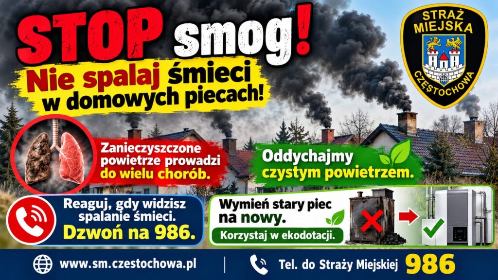 Stop SMOG! Nie spalaj śmieci w domowych piecach. Oddychaj czystym powietrzem... 2