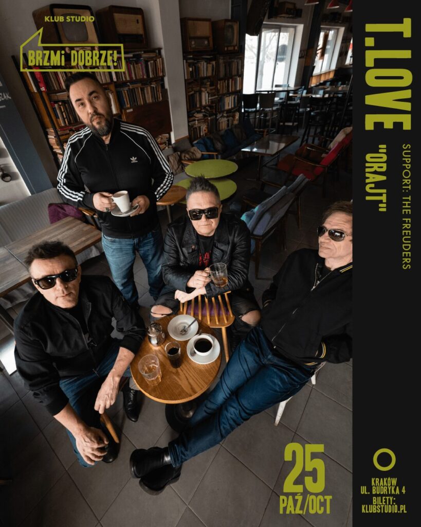 T.Love zagra "Orajt" w krakowskim klubie Studio. Mamy podwójne zaproszenia [KONKURS] 3